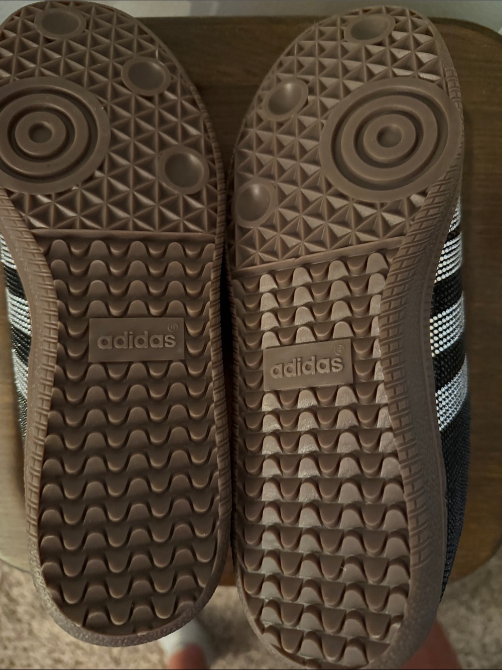 Adidas Samba Sneakers with Black & Silver Crystal Accents - Picture 8 of 10
